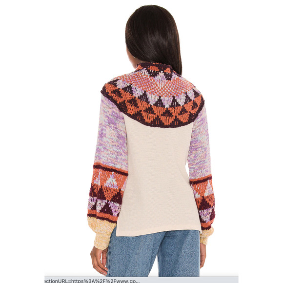 NWT Free People Swit Small Stuff Blouson Sweater - Picture 3 of 4